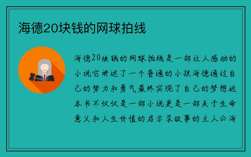 海德20块钱的网球拍线